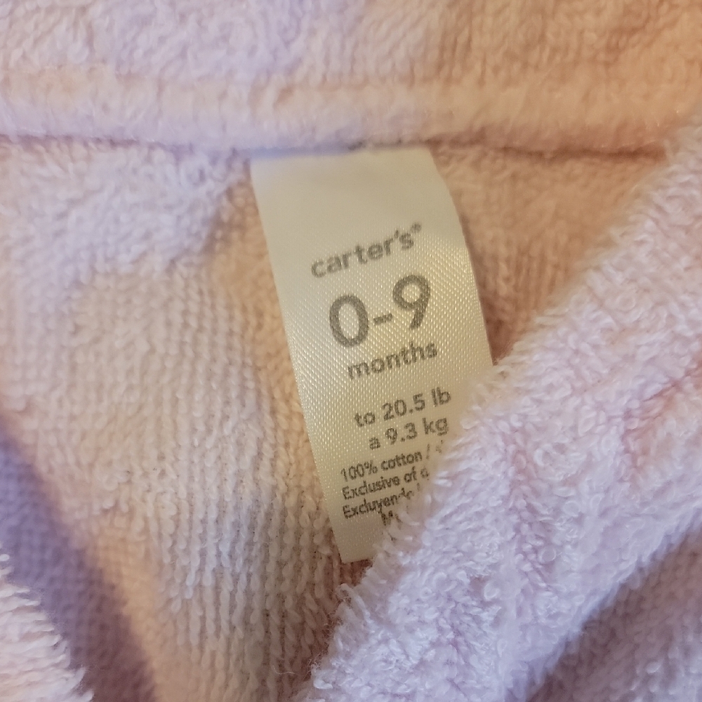 Carter's Soft Pink Baby Robe - Picture 2 of 5